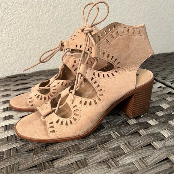 Y2K Mossimo Laceup Heels - Picture 1 of 8